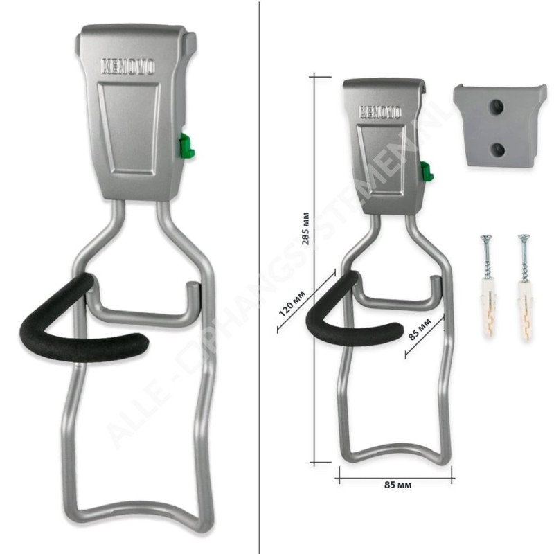 GeckoTeq Duratrax - Vertikaler Fahrradhaken GSH11