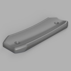 GeckoTeq Fahrradreifen Wandschutz - Schwarz