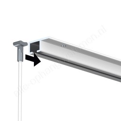 Artiteq perlondraad/koord solid 2mm met slider