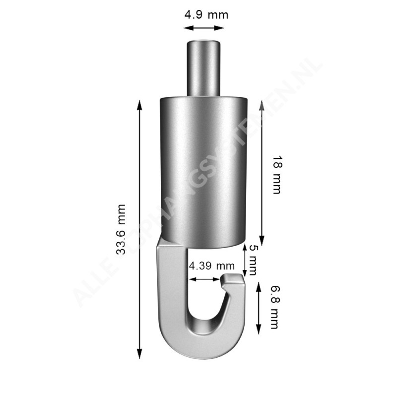 GeckoTeq Self Locking Mini Hook – 20kg