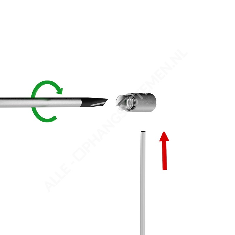 Artiteq Ophang nippel vernikkeld - 7kg