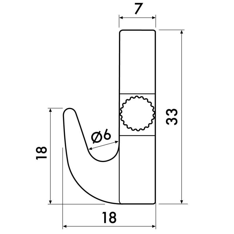 Artiteq Hanging Hook heavy - 7kg