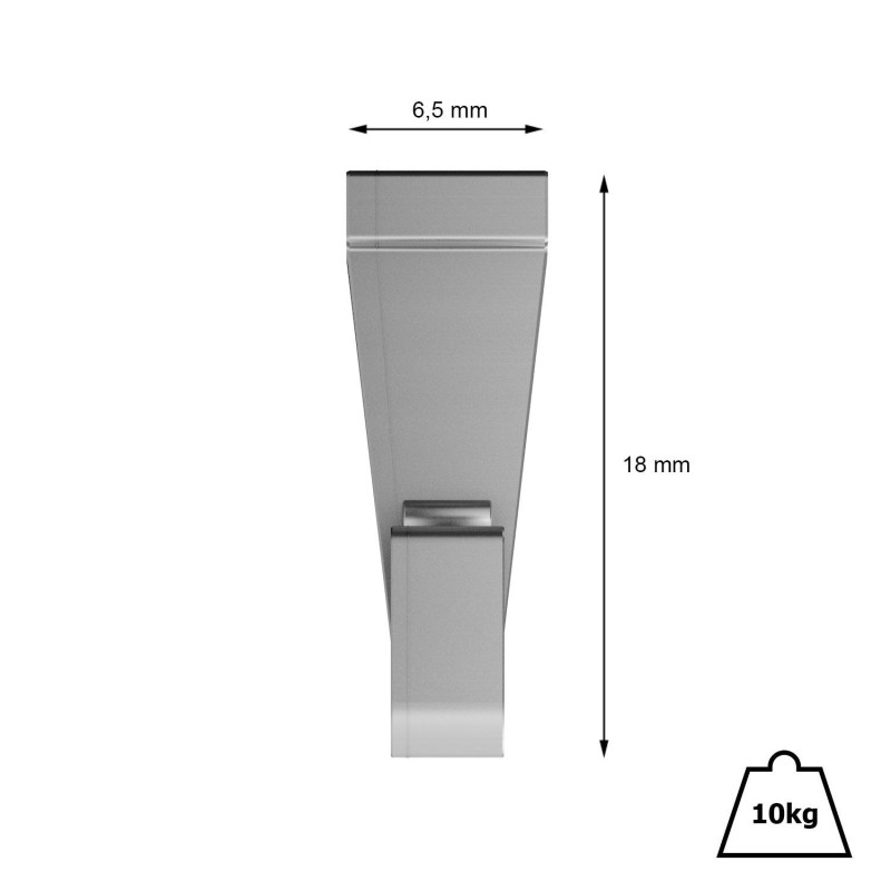 Artiteq Schienen-Schiebehaken - 10kg - 2 Farben