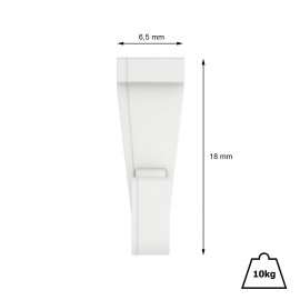 Artiteq Schienen-Schiebehaken - 10kg - 2 Farben