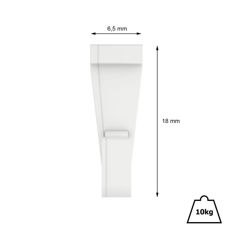 Artiteq Rail Sliding Hook - 10kg - 2 colours