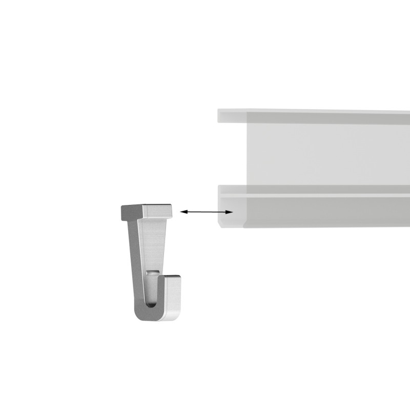 Artiteq Schienen-Schiebehaken - 10kg - 2 Farben