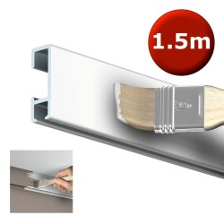 Artiteq Click Rail Weiss übermalbar 150cm - 20kg