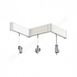 Artiteq Click Rail Set in white 200cm - 20kg