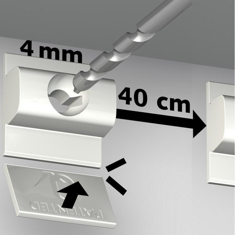 Artiteq Click Rail Pro 200cm - 50kg