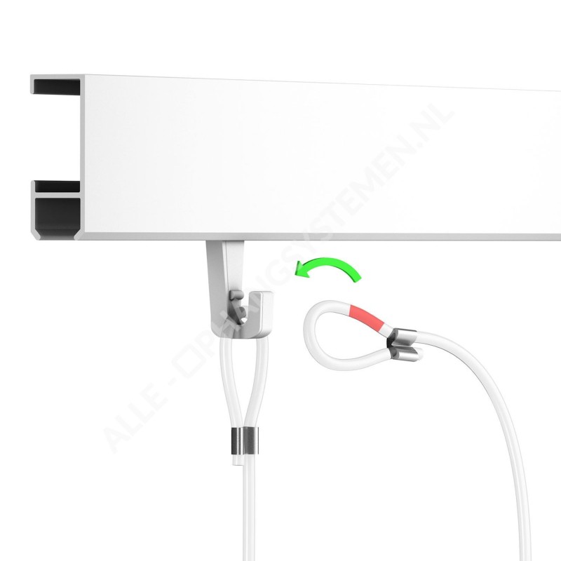 Artiteq Schienen-Schiebehaken - 10kg - 2 Farben