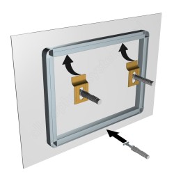 GeckoTeq Anti-Theft System Alu Frames