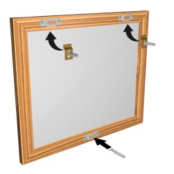 GeckoTeq Diebstahlsicherung für Holzleisten