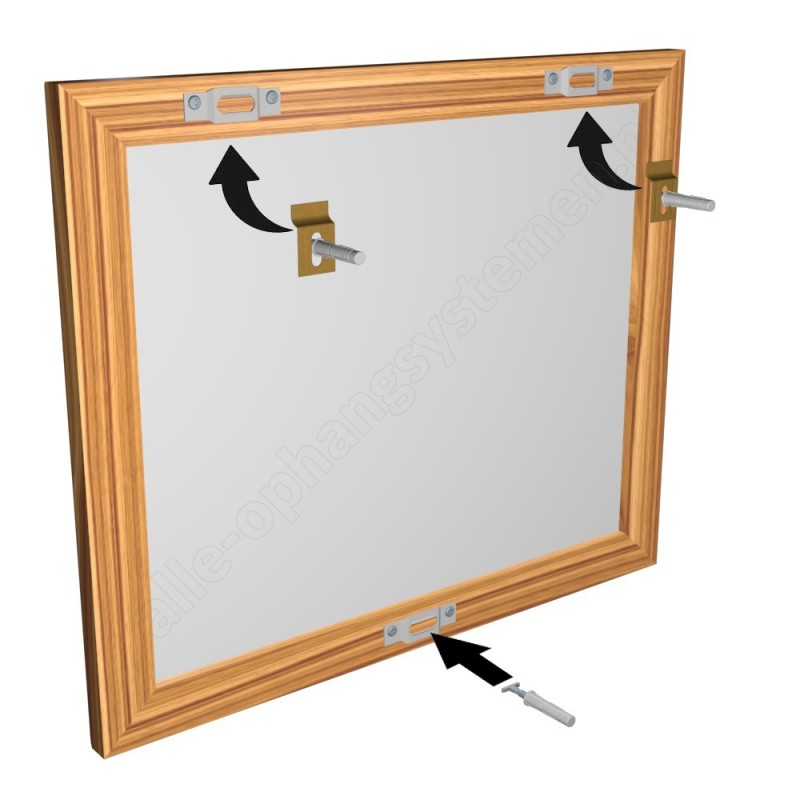 GeckoTeq Diebstahlsicherung für Holzleisten