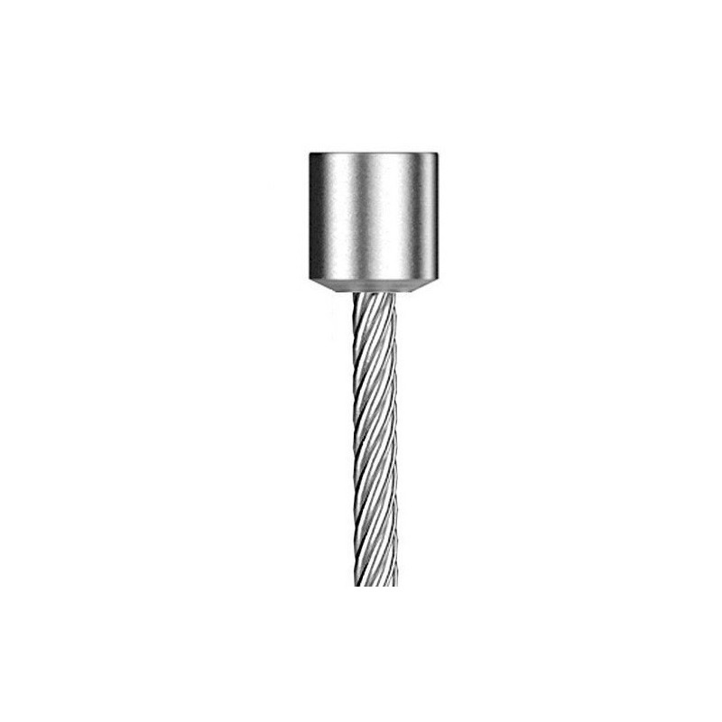 GeckoTeq 1,5mm Staal draad met nippel - 2 meter - 15kg