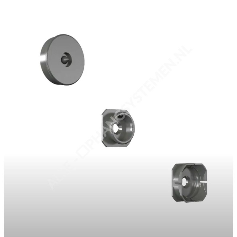 GeckoTeq Click Panel Steckverbinder System Kunststoff - Mitte bestimmen