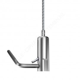 GeckoTeq Ceiling Cam Cable System with Self-locking Clamp 6 mm - 10kg