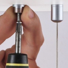 GeckoTeq Ceiling Cam Cable System with Self-locking Clamp 6 mm - 10kg