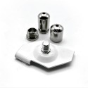 GeckoTeq Kugel Deckenanker-Kabelsystem mit selbstsichernder Klemme 6 mm - 10 kg