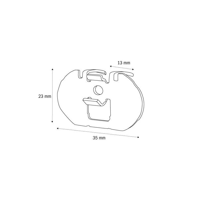Stas DryWall Xpress clip - for plaster and aerated concrete
