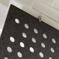 Abrazaderas para panel acústico GeckoTeq de hasta 12 mm - 25 kg