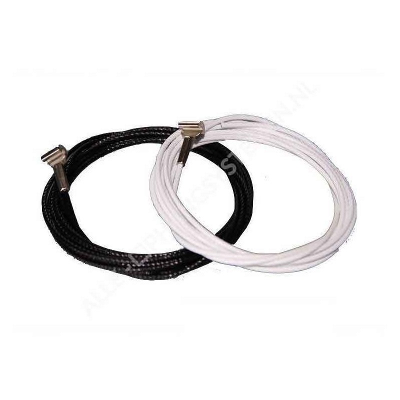 STAS 1,8mm Steel Cobra Wire Black or White - 20kg
