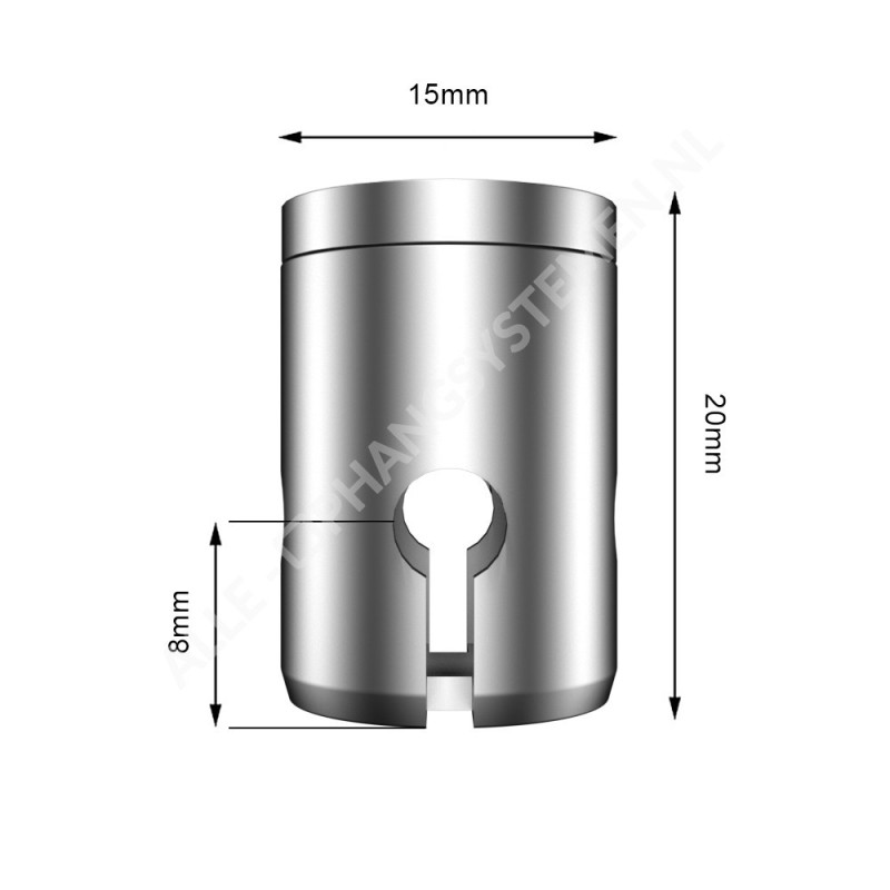GeckoTeq Schroefbaar plat plafond anker voor 4 draden - 15kg