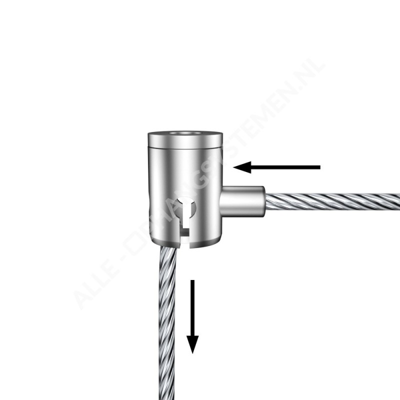 GeckoTeq Screw system ceiling Anchor for 4 wires - 15kg