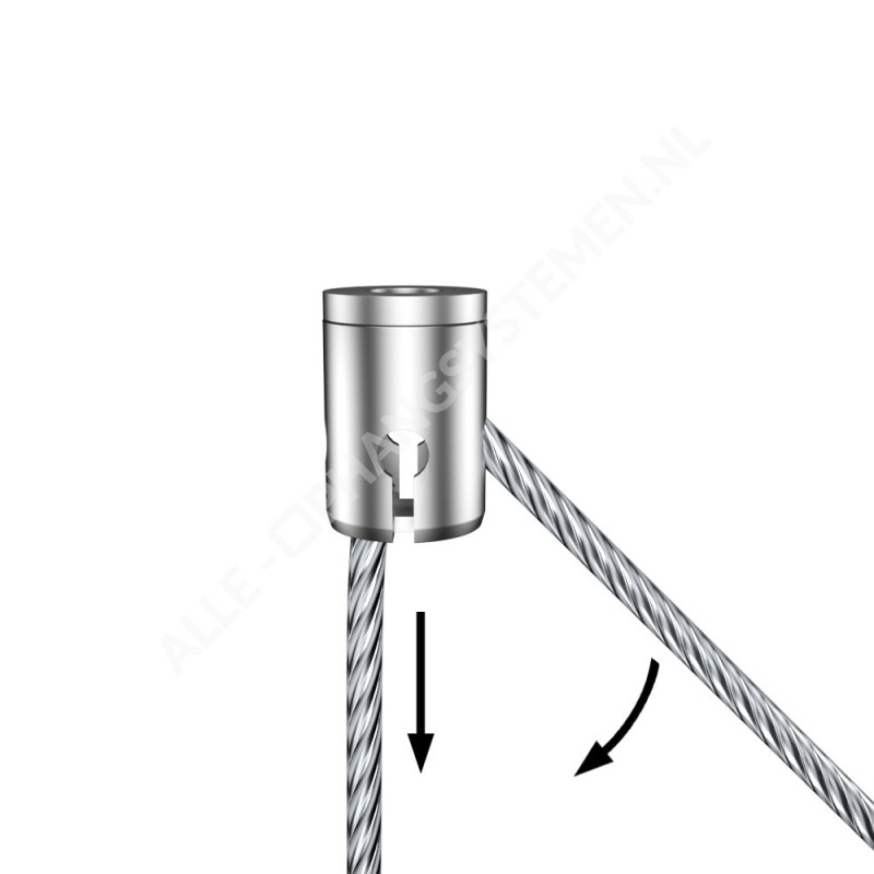 GeckoTeq Screw system ceiling Anchor for 4 wires - 15kg