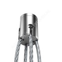 GeckoTeq Screw system ceiling Anchor for 4 wires - 15kg