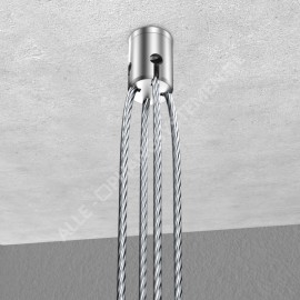 GeckoTeq Screw system ceiling Anchor for 4 wires - 15kg