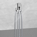 GeckoTeq Screw system ceiling Anchor for 4 wires - 15kg