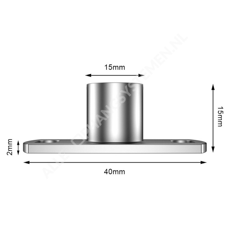 GeckoTeq Ceiling Bracket Nickel - 20kg