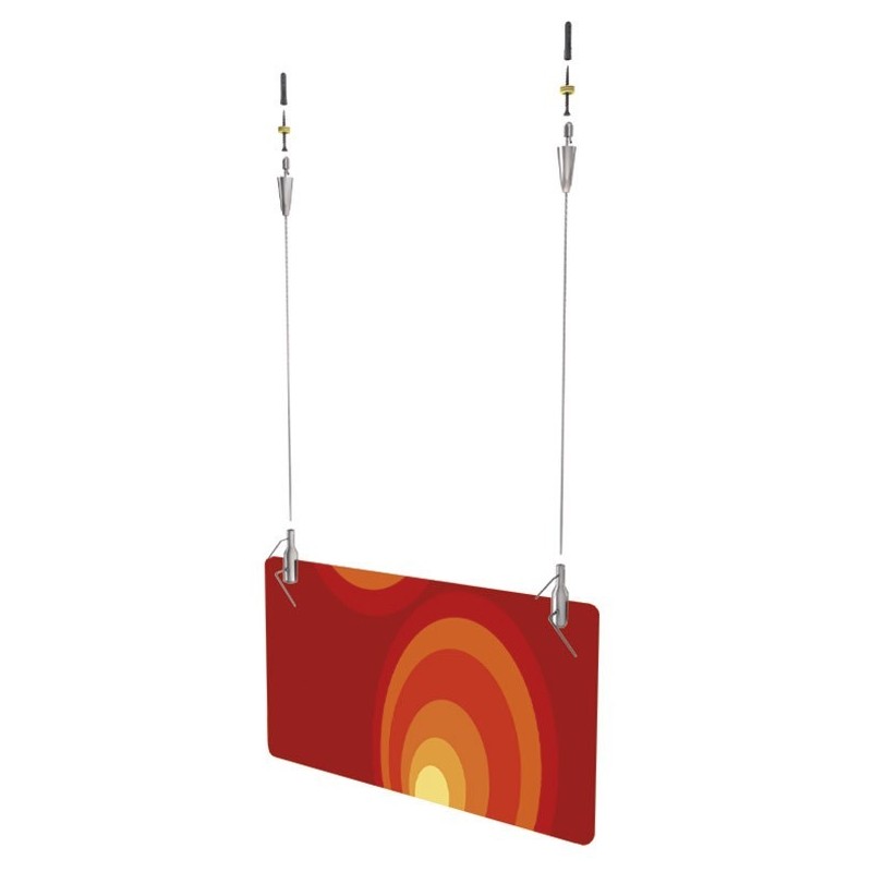 GeckoTeq Deckenanker Alu Satin - pro Stück