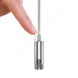 Selbstbremsende Drahtklemme mit Greiferfunktion und Schraubenende - 20kg