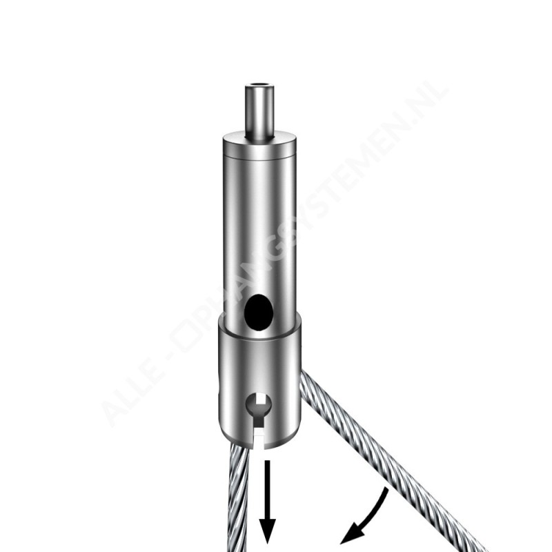 GeckoTeq - Self-locking wire clamp with wire divider - 20kg