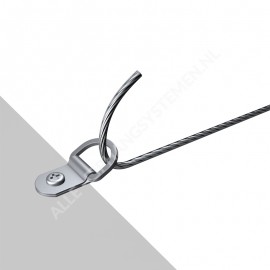 GeckoTeq D-Ring Hänger mit geschlossenem Ring - 25KG