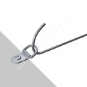 GeckoTeq D-Ring Hänger mit geschlossenem Ring - 25KG