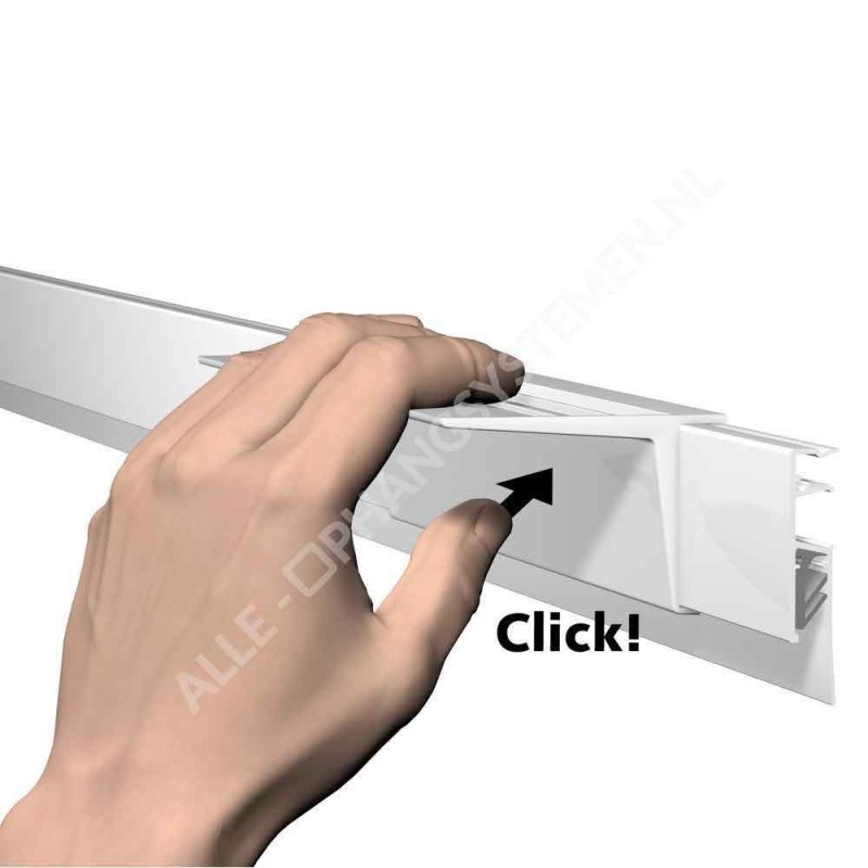 Artiteq Info Rail Support Clip - in 2 colours
