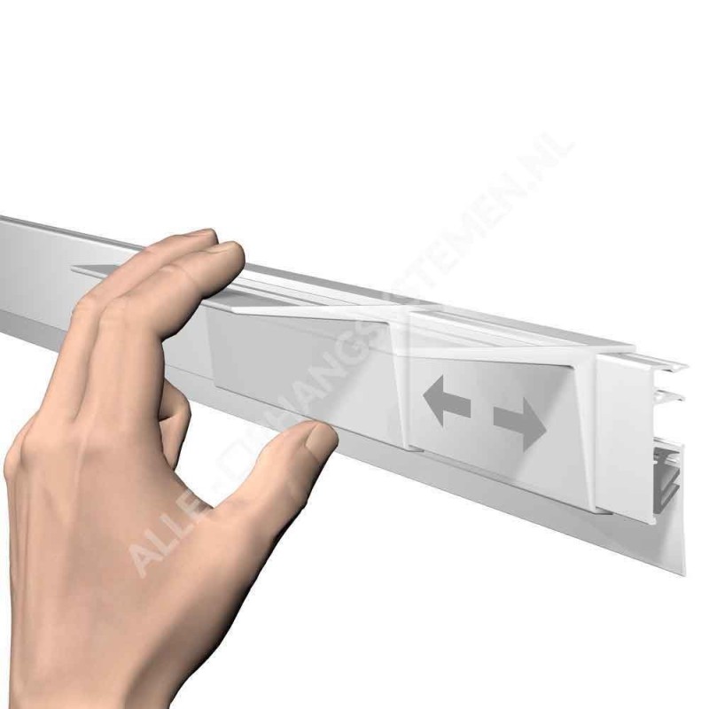 Artiteq Info Rail Support Clip - in 2 colours