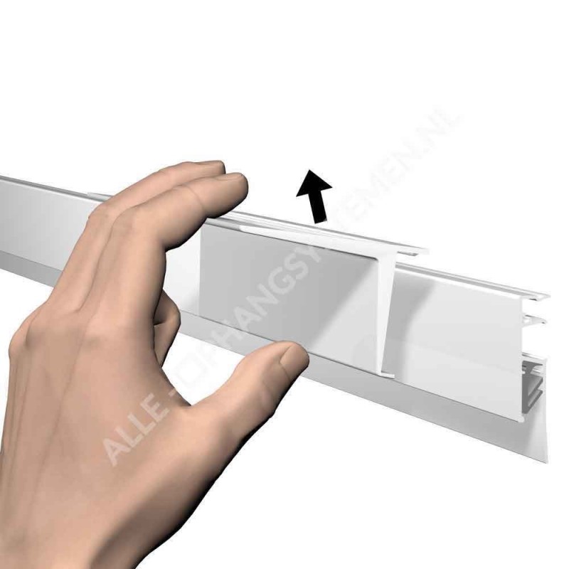 Artiteq Info Rail Support Clip - in 2 colours