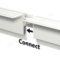 Artiteq Info Rail+ (inkl. Endkappen und Befestigungselemente) - 200cm