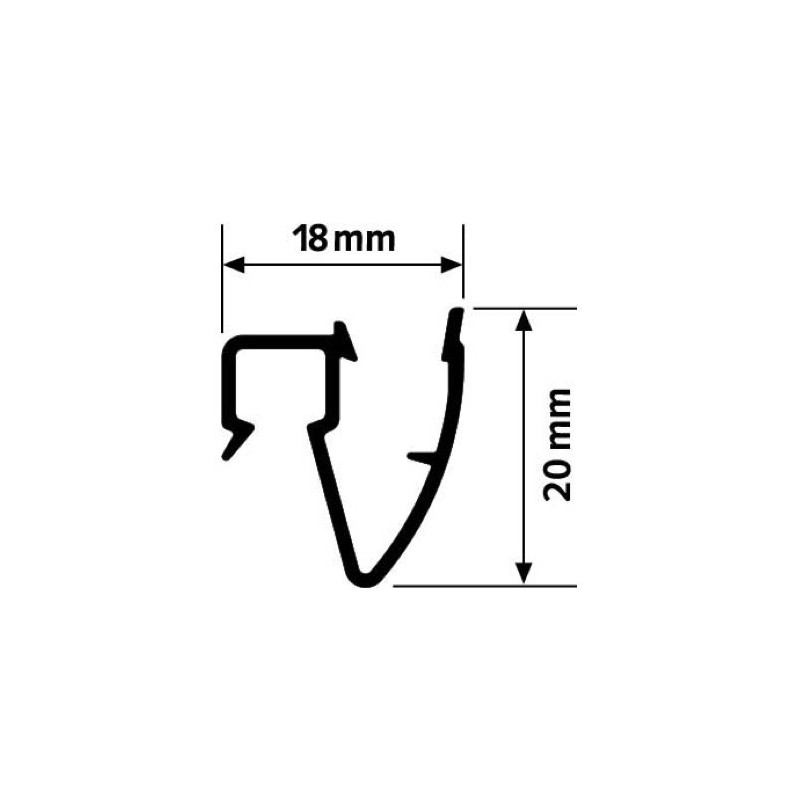 Artiteq Up Wall Rail End Cap per set om 2