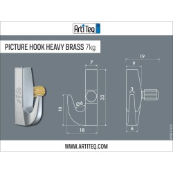 Artiteq Hak do zawieszania Heavy - 7kg