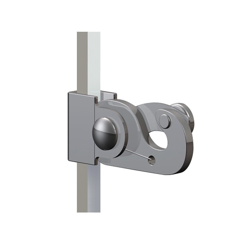 Gancho Abrazadera Antirrobo Artiteq 4x4mm acero - 60kg