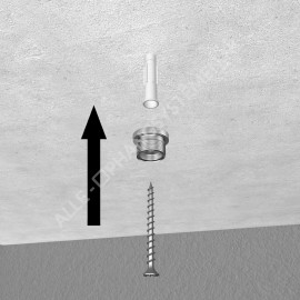 GeckoTeq 1,5 mm ståltråd med nippel 200cm plus GT0735 (sæt)