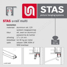 STAS U-Rail multi 200cm