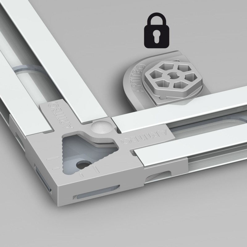 Artiteq Back Frame ophang en veiligheids schijfjes - per stuk