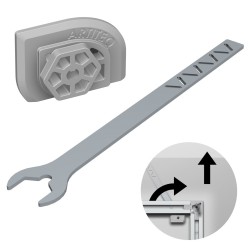 Rieles DiBond autoadhesivos Artiteq por pieza en 7 dimensiones