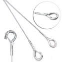GeckoTeq 1,5mm Steel Wire with Security Hook - 200cm